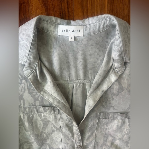 Bella Dahl Anaheim Hipster Dress in Gray Snake Print; Size S - Picture 9 of 14